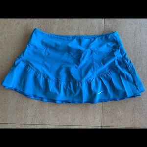 Nike blue tennis skirt